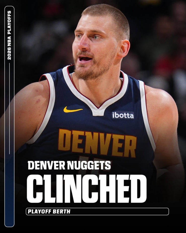 博彩平台-收到魔术的礼物！太阳输球 西部第四的掘金正式锁定季后赛席位！